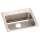 Lustertone Classic Stainless Steel 22" X 19-1/2" X 6" 3-Hole Single Bowl Drop-In Ada Sink, LRAD2219603