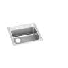 Lustertone Classic Stainless Steel 22" X 19-1/2" X 6-1/2" 1-Hole Single Bowl Drop-In Ada Sink W/Left Drain, LRAD221965L1