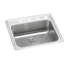 Lustertone Classic Stainless Steel 25" X 21-1/4" X 6-1/2", Single Bowl Drop-In Ada Sink With Perfect Drain(R), LRAD252165PD0