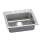 Lustertone Classic Stainless Steel 25" X 22" X 5" 1-Hole Single Bowl Drop-In Ada Sink, LRAD2522501