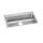 Lustertone Classic Stainless Steel 31" X 22" X 4" 4-Hole Single Bowl Drop-In Ada Sink, LRAD3122404