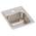 Lustertone Classic Stainless Steel 13" X 16" X 7-5/8" 1-Hole Single Bowl Drop-In Sink With Quick-Clip, LRQ13161