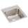 Lustertone Classic Stainless Steel 15" X 17-1/2" X 7-5/8", 0-Hole Single Bowl Drop-In Bar Sink With Quick-Clip, LRQ15170