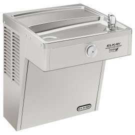 Wall Mount High Efficiency Vandal Resistant Ada Cooler Filtered Refrigerated Stainless, LVRCGRN8
