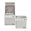 Ezh2O Bottle Filling Station & Bi-Level High Efficiency Vandal-Resistant Cooler Filtered Refrigerated Stainless, LVRCGRNTL8WSK