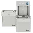 Ezh2O Vandal-Resistant Bottle Filling Station & Bi-Level Cooler Filtered Non-Refrigerated Stainless, LVRCTLDDWSK