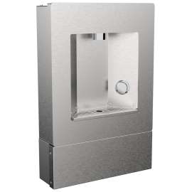 Ezh2O Surface Mount Mechanical Bottle Filling Station Filtered Non-Refrigerated Stainless, LZLMNSSM