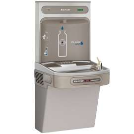 Ezh2O Bottle Filling Station With Single Ada Cooler Hands Free Activation Filtered Refrigerated Light Gray, LZO8WSLK