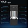 Elkay Pro Filtration Connected Bottle Filling Station & Single Ada Cooler Refrig Dbl Ultra-Capacity Lead Reduction Bk, LZS8WSBPRO-2FL10