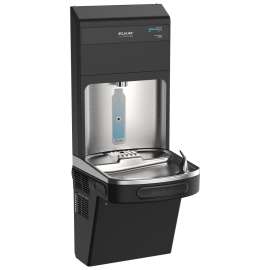 Elkay Pro Filtration Connected Bottle Filling Station & Single Ada Cooler Refrig Dbl Total Pfas* + Lead Reduction Bk, LZS8WSBPRO-2FLP4