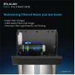 Elkay Pro Filtration Bottle Filling Station & Single Ada Cooler Refrig Total Pfas* + Lead Reduction Bk, LZS8WSBPRO-FLP4