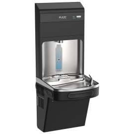 Elkay Pro Filtration Bottle Filling Station & Single Ada Cooler Refrig Ultra-Capacity Lead + Sediment Prefilter Bk, LZS8WSBPRO-FSR5