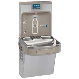 Ezh2O Bottle Filling Station & Single Ada Cooler Refrigerated Stainless Lead Reduction Quick Filter Change, LZS8WSSK