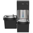 Elkay Pro Filtration Connected Bottle Filling Station & Bi-Level Ada Cooler Refrig Dbl Total Pfas* + Lead Reduction Bk, LZSTL8WSBPRO-2FLP4