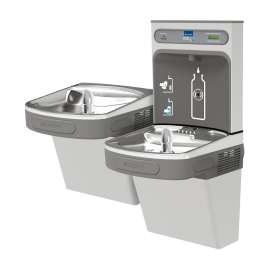 Bottle Filling Station W/Bi-Level Ada Cooler Filtered 8 Gph Ss 220V, LZSTL8WSVRS2K