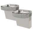 Wall Mount Versatile Bi-Level Ada Cooler Filtered Non-Refrigerated Stainless, LZSTLDDSC