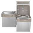 Ezh2O Bottle Filling Station & Versatile Bi-Level Ada Vandal-Resistant Cooler Filtered Non-Refrigerated Stainless, LZSTLDDWSVRSK