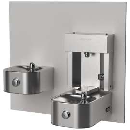 Ezh2O Vr Mechanical Bottle Filling Station W/Integral Soft Sides(R) Ftn+Mounting Plate Filtered Non-Refrig. Stainless, LZVRSM-EDFPV217D1LK