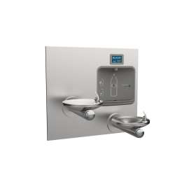 Dual Swirlflo With Integrated Connected Bottle Filler Filtered Nr, LZWS-EDFPBM117K-W1