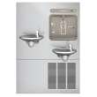 Ezh2O Bottle Filling Station With Bi-Level Integral Swirlflo(R) Fountain Filtered Refrigerated Stainless, LZWS-LRPBM28K