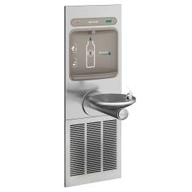 Ezh2O Bottle Filling Station With Integral Swirlflo(R) Fountain Refrigerated Filtered Refrigerated Stainless, LZWS-LRPBM8K