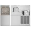 Ezh2O Bottle Filling Station & Soft Sides(R) Bi-Level Fountain Filtered Refrigerated Stainless, LZWS-SS28K