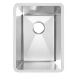 Stainless Steel 13-1/2" X 18-1/2" X 9" Undermount Single Bowl Radiant Satin 18 Gauge Bar Sink 10 Pk, MFD101-10