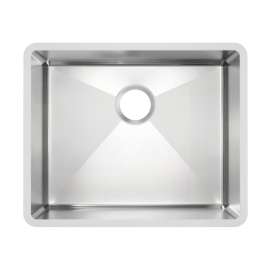 Stainless Steel 22-1/2" X 18-1/2" X 9" Undermount Single Bowl Radiant Satin 18 Gauge Sink, MFD105