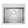 Stainless Steel 25" X 22" X 5 1/2" Drop-In Single Bowl Radiant Satin 18 Gauge 4-Hole Ada Sink, MFD1064