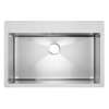 Stainless Steel 33" X 22" X 5 1/2" Drop-In Single Bowl Radiant Satin 18 Gauge 3-Hole Ada Sink 10 Pk, MFD1093-10