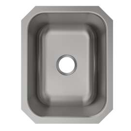 Stainless Steel Sink 16" X 20-1/2" X 8" Undermount Single Bowl 20 Gauge, MFV103