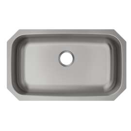 Stainless Steel Sink 30-1/2" X 18-1/4" X 5-1/2" Undermount Single Bowl 20 Gauge Pack Of 10, MFV113-10