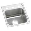 Celebrity Stainless Steel 15" X 17-1/2" X 7-1/8" 3-Hole Single Bowl Drop-In Bar Sink, PSR15173