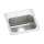 Celebrity Stainless Steel 17" X 16" X 7-1/8", 0-Hole Single Bowl Drop-In Sink, PSR17160