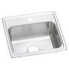 Celebrity Stainless Steel 19" X 18" X 7-1/8" 1-Hole Single Bowl Drop-In Sink, PSR19181