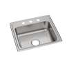 Celebrity Stainless Steel 22" X 19-1/2" X 7-1/8" 3-Hole Single Bowl Drop-In Sink, PSR22193
