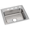 Celebrity Stainless Steel 22" X 19-1/2" X 7-1/8" 4-Hole Single Bowl Drop-In Sink, PSR22194