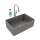 Fireclay 30" X 19-15/16" X 9-1/8" Single Bowl Farmhouse Sink Kit With Filtered Faucet Matte Gray, SWUF28179MGFLC