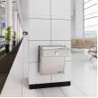 Wall Mount Vandal Resistant Ada Cooler Frost Resistant Non-Filtered Refrigerated Stainless, VRCFR8S