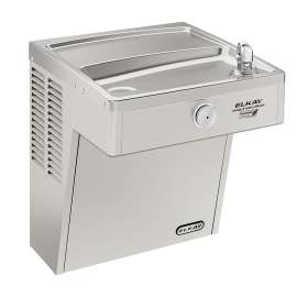 Wall Mount High Efficiency Vandal Resistant Ada Cooler Non-Filtered Refrigerated Stainless, VRCGRN8