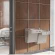 Wall Mount High Efficiency Vandal Resistant Bi-Level Ada Cooler Non-Filtered Refrigerated Stainless, VRCGRNTL8C