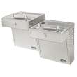Wall Mount Vandal Resistant Bi-Level Ada Cooler Non-Filtered Refrigerated Stainless, VRCTL8SC