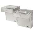 Wall Mount Vandal Resistant Bi-Level Ada Cooler Non-Filtered Non-Refrigerated Stainless, VRCTLDDSC