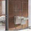 Wall Mount Vandal Resistant Bi-Level Ada Cooler Frost Resistant Non-Filtered Non-Refrigerated Stainless, VRCTLFRDDSC