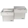 Wall Mount Vandal Resistant Bi-Level Reverse Ada Cooler Non-Filtered Refrigerated Stainless, VRCTLR8SC