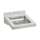 Sturdibilt Stainless Steel 19" X 23" X 4" Wall Hung Single Bowl 1-Hole Lavatory Sink, WCL1923OSD1