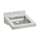 Sturdibilt Stainless Steel 19" X 23" X 4" Wall Hung 1-Hole Single Bowl Lavatory Sink, WCLWO1923OSD1