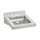 Sturdibilt Stainless Steel 19" X 23" X 4" Wall Hung Single Bowl Lavatory Sink Kit Drain + Overflow, WCLWO1923OSD3