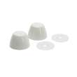 Toilet Bolt Caps (2 Caps) in White