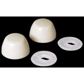 Toilet Bolt Caps (2 Caps) in Bone